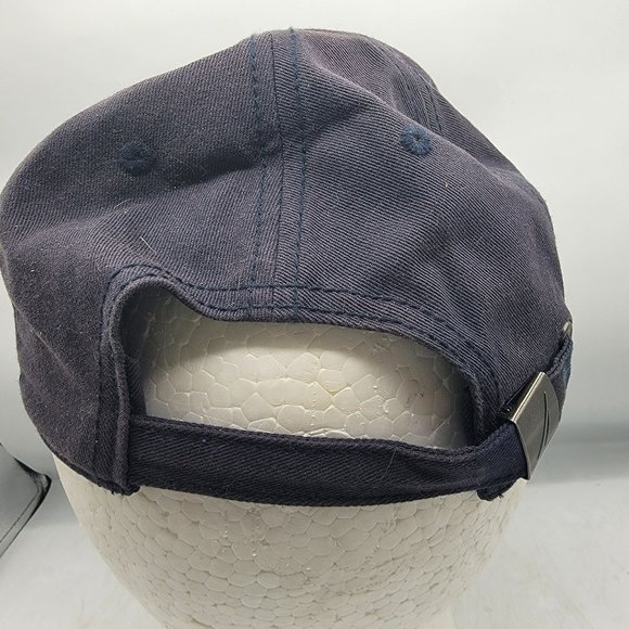 Nautica Dark Blue Hat Cap Adjustable Outdoors Casual Lightweight - Picture 3 of 10